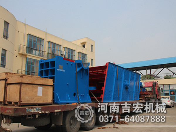 圓振篩發(fā)貨現場